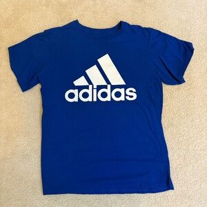 Men’s royal blue addidas tshirt.  Size medium